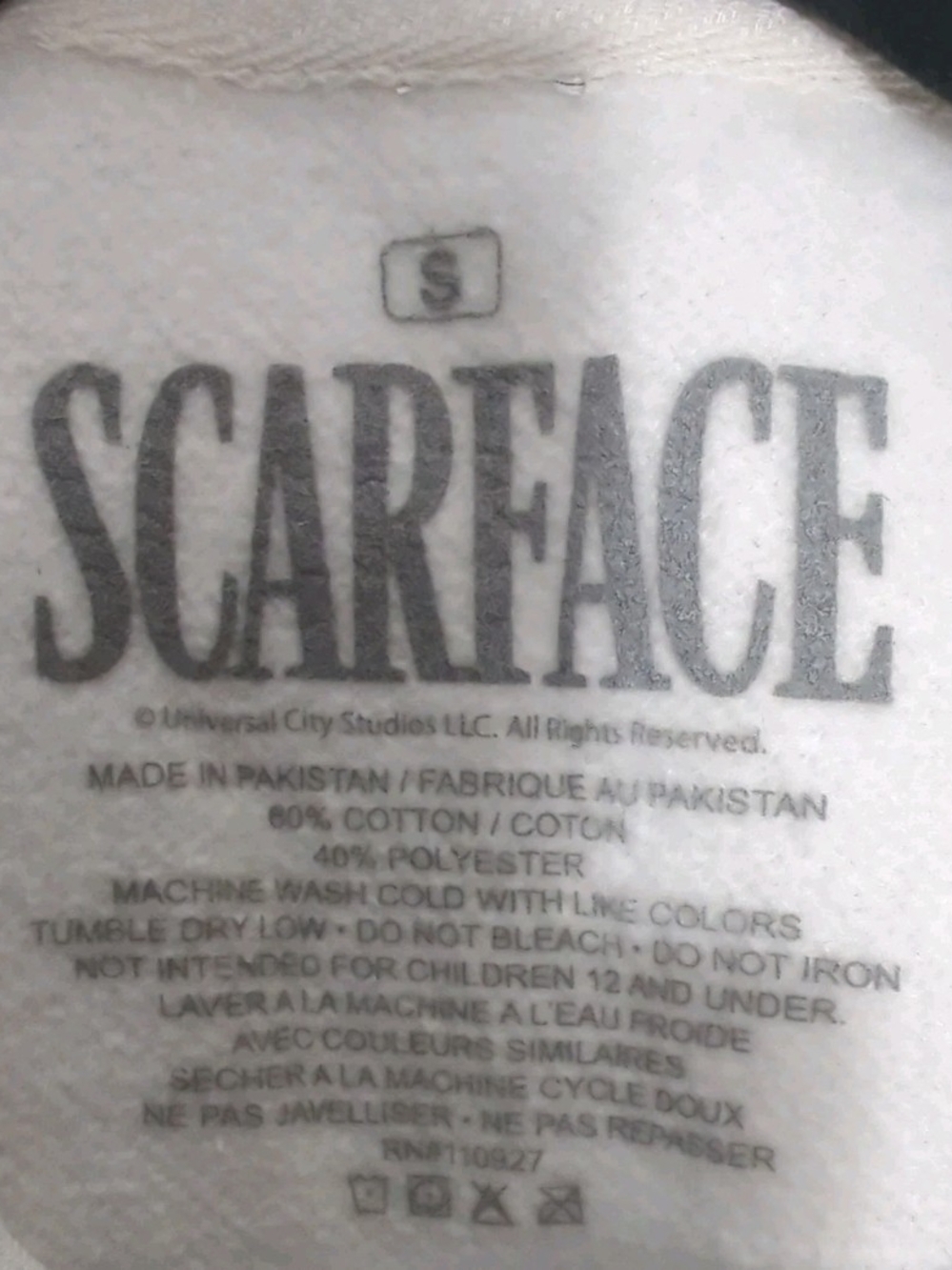 Scarface Graphic Crewneck Sweatshirt - White - Picture 4 of 4